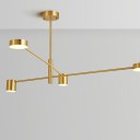 Loft Industry Modern - Brass Button Chandelier